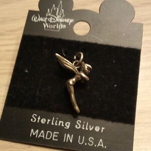 Vintage Disney Sterling Silver Tinkerbell Charm